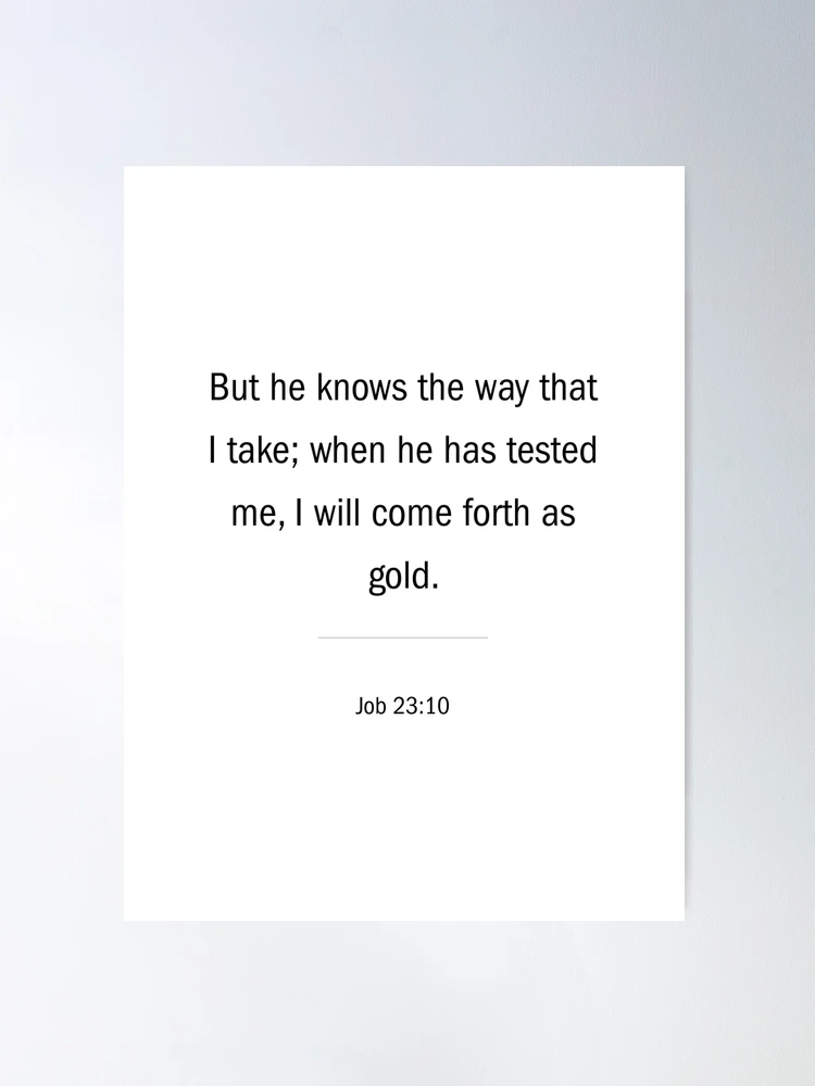 He Knows The Way {Poster}