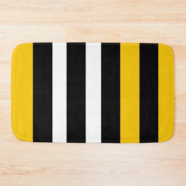 Item preview, Vertical Line Pattern Yellow Black and White Colors designed and sold by Cultradesign.