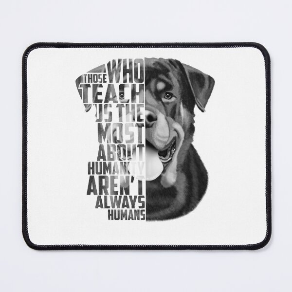 Item preview, Rottweiler Quote, Loyalty Quote, Rottweiler Head, Rottweiler Text, Rottweiler Portrait, Dog Quote, Inspirational Quote designed and sold by RomanDigitalArt.