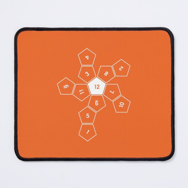 Item preview, Orange Unrolled D12 designed and sold by clarkstpress.