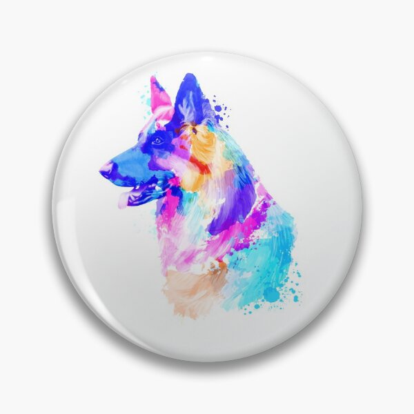 Item preview, German Shepherd, German Shepherd Painting, German Shepherd Portrait, German Shepherd art, German Shepherd illustration designed and sold by RomanDigitalArt.