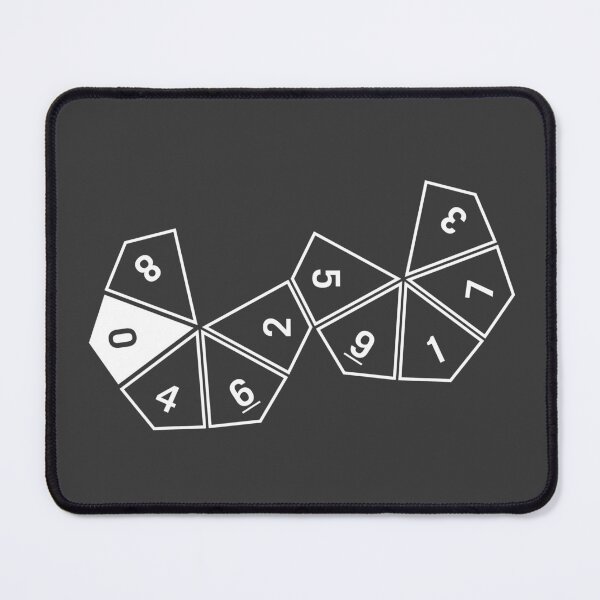 Item preview, Grey Unrolled D10 designed and sold by clarkstpress.