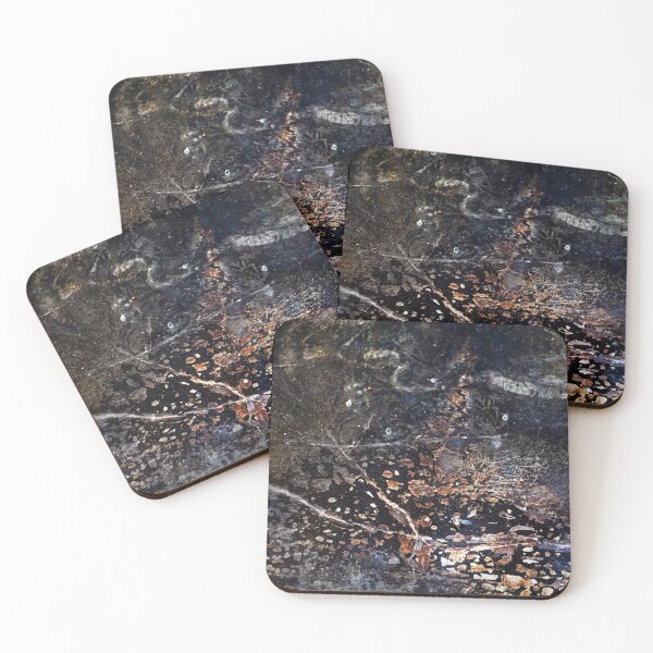 Item preview, Abstract Forest Floor with Snake Rusty Metal Texture designed and sold by Anna Lemos.
