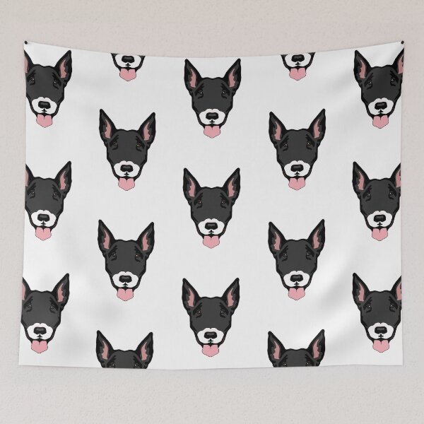 Item preview, White and Black Bull Terrier designed and sold by arisaidesigns.