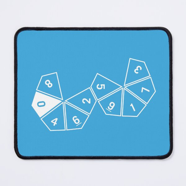 Item preview, Blue Unrolled D10 designed and sold by clarkstpress.
