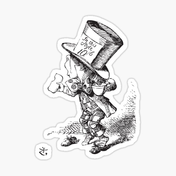 Item preview, The Mad Hatter designed and sold by Marilyn Ratnadevi Evans.