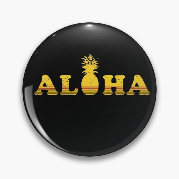 Item preview, Vintage 70s Retro Style Hawaii Aloha Striped Pineapple  designed and sold by goodprana3891.