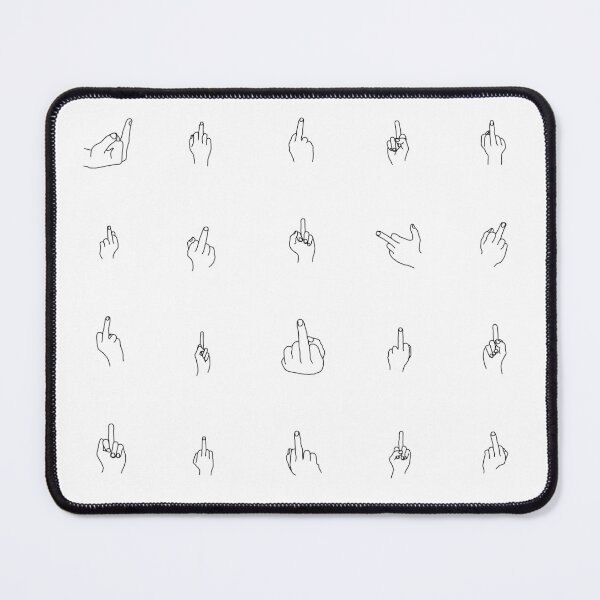 Item preview, Black Middle Fingers designed and sold by clarkstpress.