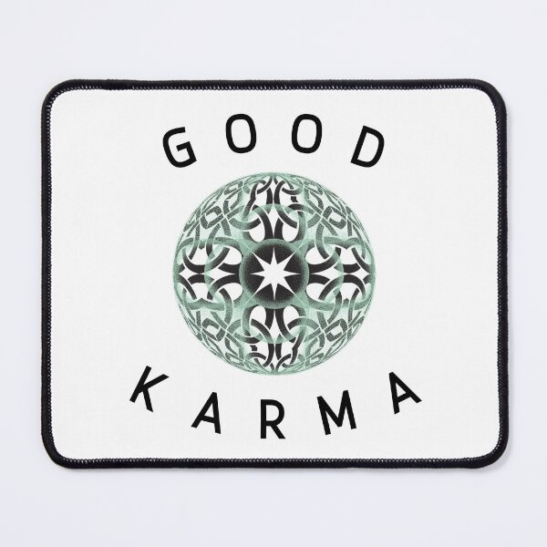 Item preview, Good Karma Green Endless Knot Design designed and sold by OnyxMoonDesigns.