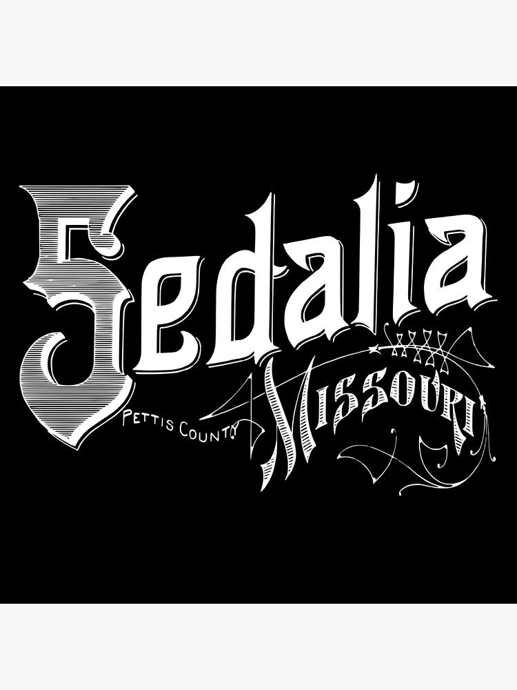 "Vintage Sedalia, MO" Poster by DonDota Redbubble