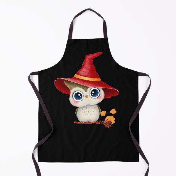 Item preview, Cute Little Baby Owl In Witch Hat Cartoon Design designed and sold by EarthArtDesigns.