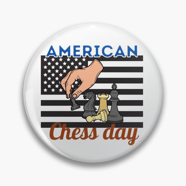 Item preview, American Chess Day September 1 designed and sold by Georgeox.