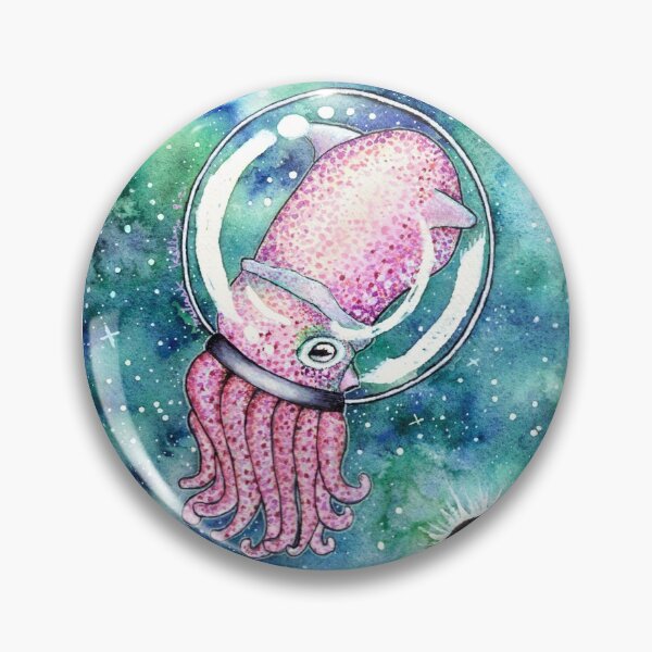 Item preview, Bobtail squid in space (#4 in series) designed and sold by Kelley-Art.
