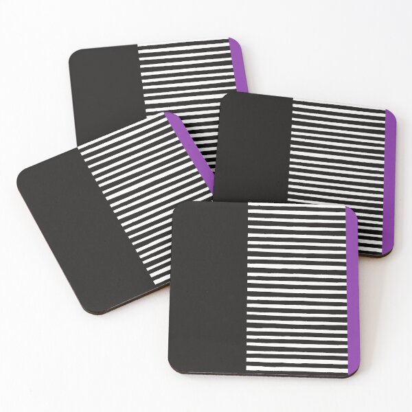 Item preview, Black and white stripes effect designed and sold by marina63.