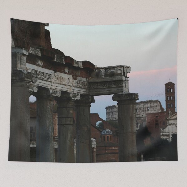 Item preview, Roman Forum and Colosseum of Rome at Sunset designed and sold by Anna Lemos.