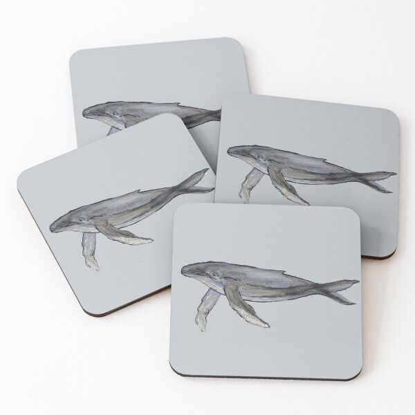 Item preview, Humpback Whale Watercolor designed and sold by katepadillaART.