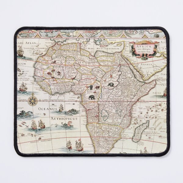 Item preview, Ancient Map of Africa (1690) by Willem Janszoon Blaeu designed and sold by sourceoflife.