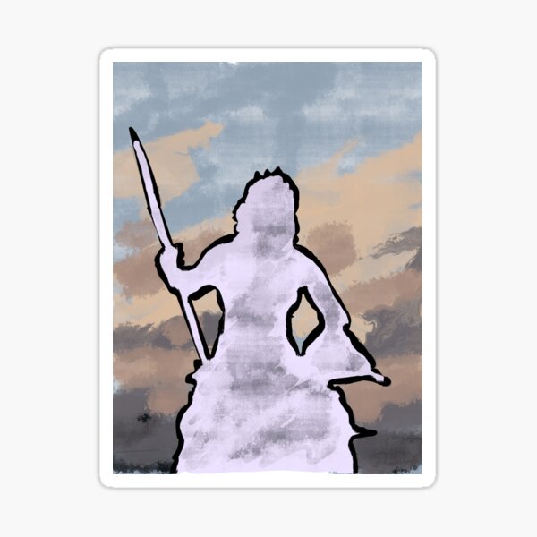 The Shadow of King Neptune: a Painting Sticker
