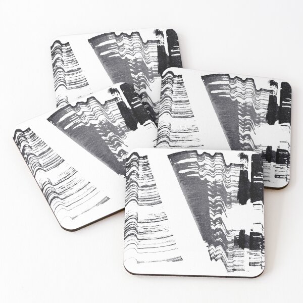 Item preview, ink explorations (150) - abstract black india ink painting designed and sold by expl-rations.