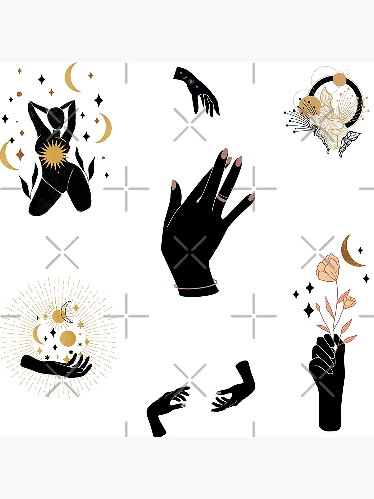 Black and Gold Hands and Femininity Aesthetic  Poster for Sale by  Black11Flamingo