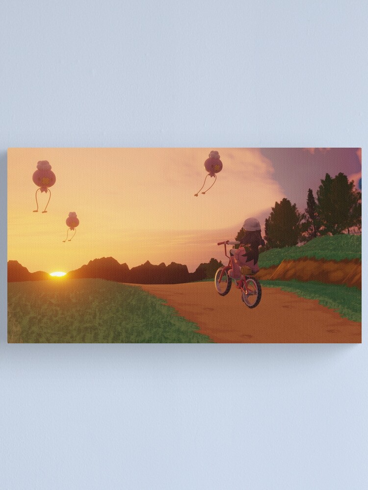 Alternate view of Diamond & Pearl Credits - Sunset Canvas Print
