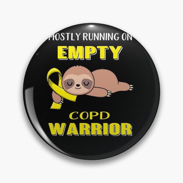 Item preview, Mostly Running On Empty COPD Warrior designed and sold by Brad-FI.