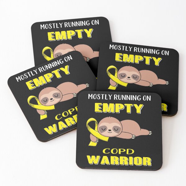 Item preview, Mostly Running On Empty COPD Warrior designed and sold by Brad-FI.