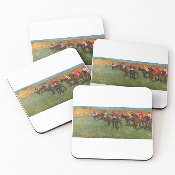 Item preview, 'Horse Race Before The Start' by Degas (Reprint) designed and sold by Classic Visions Gallery.