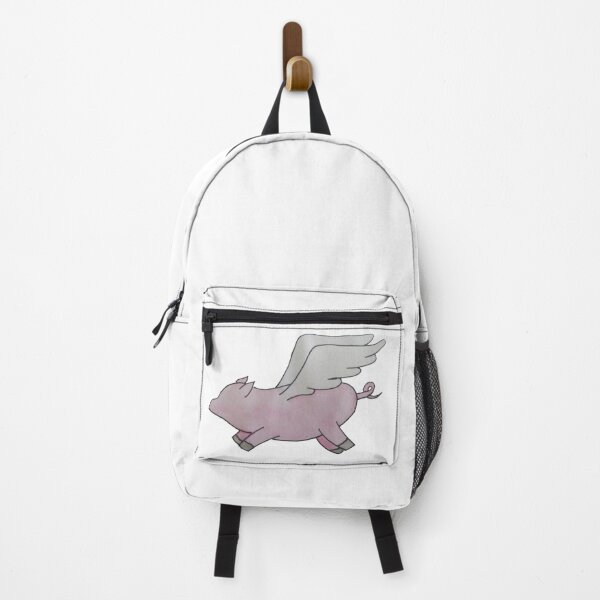 Item preview, simple watercolour flying pig designed and sold by -Lily-Anne-.