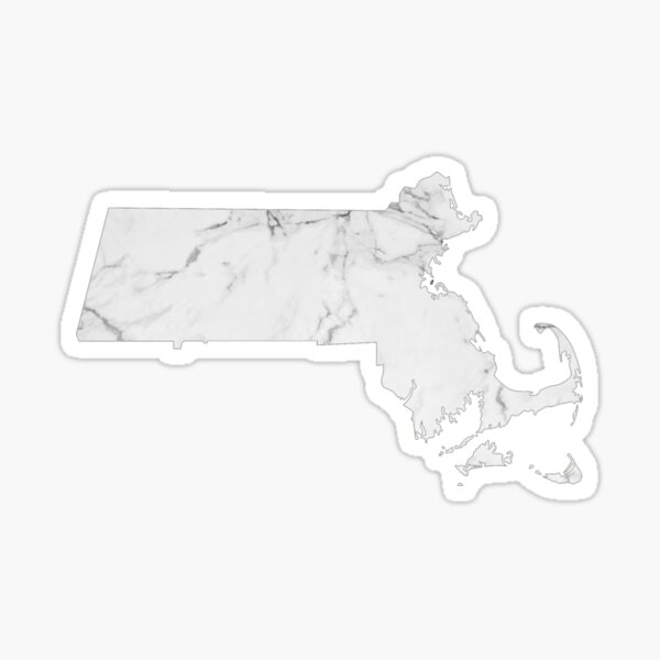 Marble Massachusetts Sticker