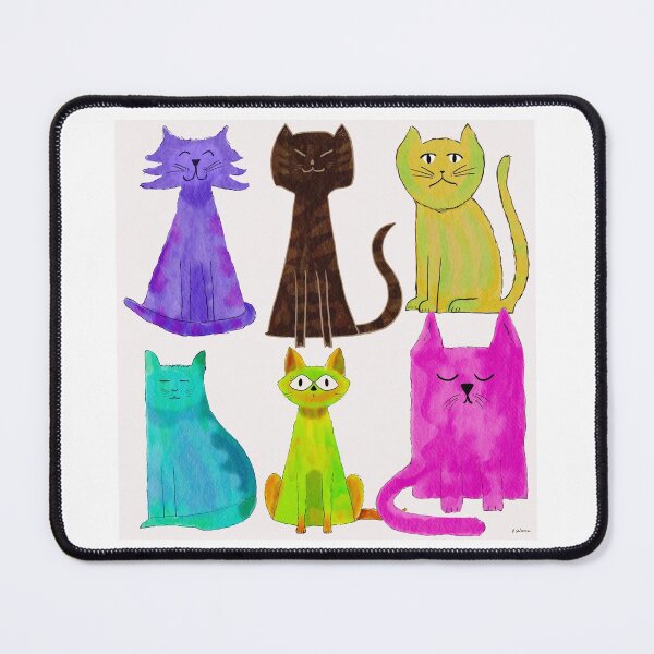 Item preview, Crazy Colorful Cats designed and sold by Lilmonsto.