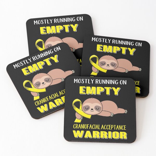 Item preview, Mostly Running On Empty Craniofacial Acceptance Warrior designed and sold by Brad-FI.