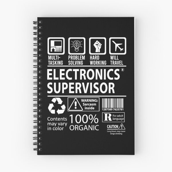 Item preview, Electronics Supervisor T Shirt - MultiTasking Certified Job Gift Item Tee designed and sold by stierleism.