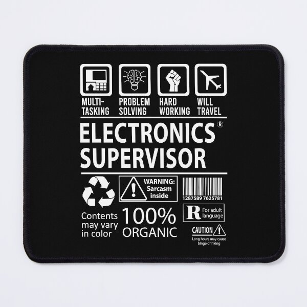 Item preview, Electronics Supervisor T Shirt - MultiTasking Certified Job Gift Item Tee designed and sold by stierleism.