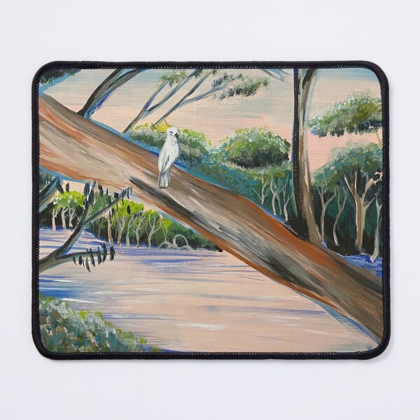 Item preview, Lone Cockatoo at Cook's River, Sydney designed and sold by Nataliewen.
