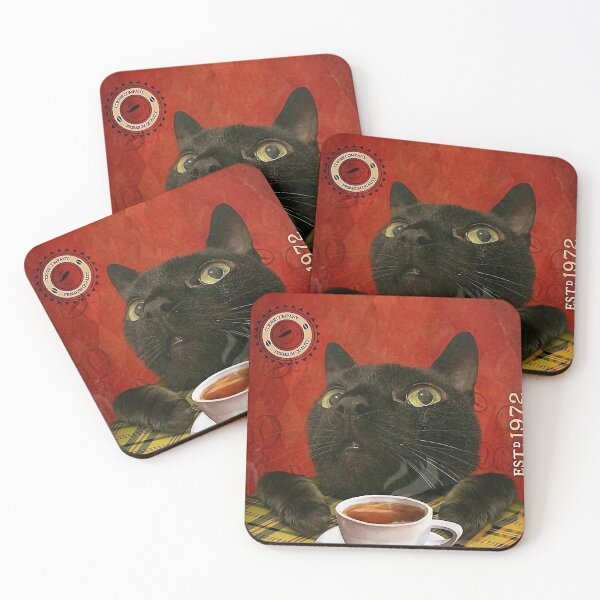 Item preview, Black Cat Coffee Co designed and sold by denantempe.
