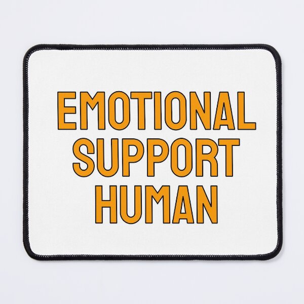 Item preview, Emotional support human (yellow) designed and sold by Inspirationmotivation.
