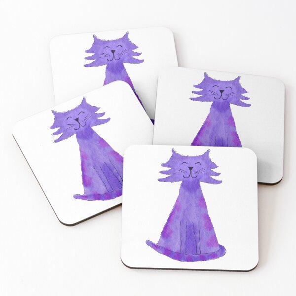 Item preview, Crazy Purple Kitty Cat designed and sold by Lilmonsto.