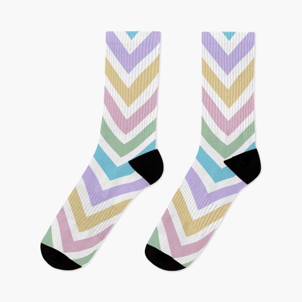 Item preview, Pastel Rainbow Spring Zigzag Chevron Pattern designed and sold by Gsallicat.