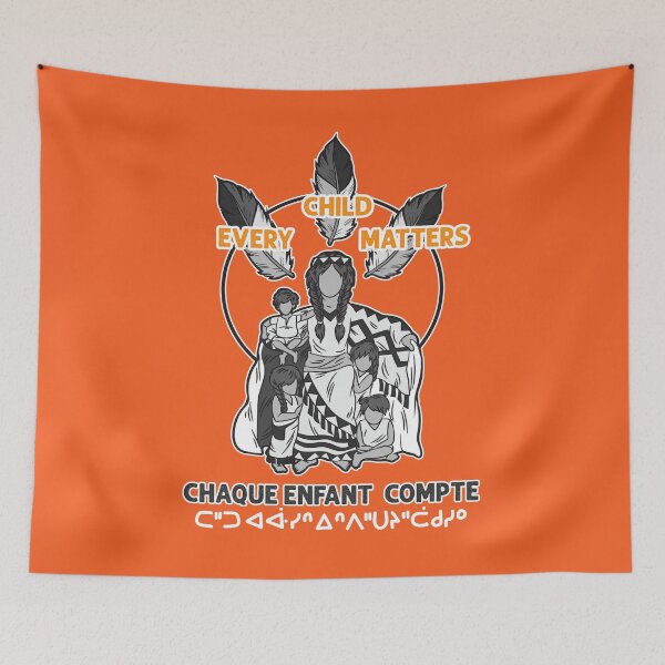 Item preview, Chaque Enfant Compte Every Child Matters Orange designed and sold by Moonpie90.