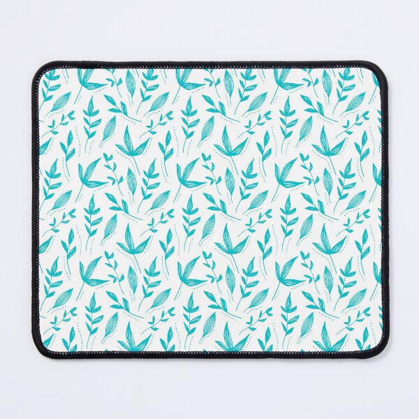 Item preview, Aqua Blue Petals on White designed and sold by RiadMannan.