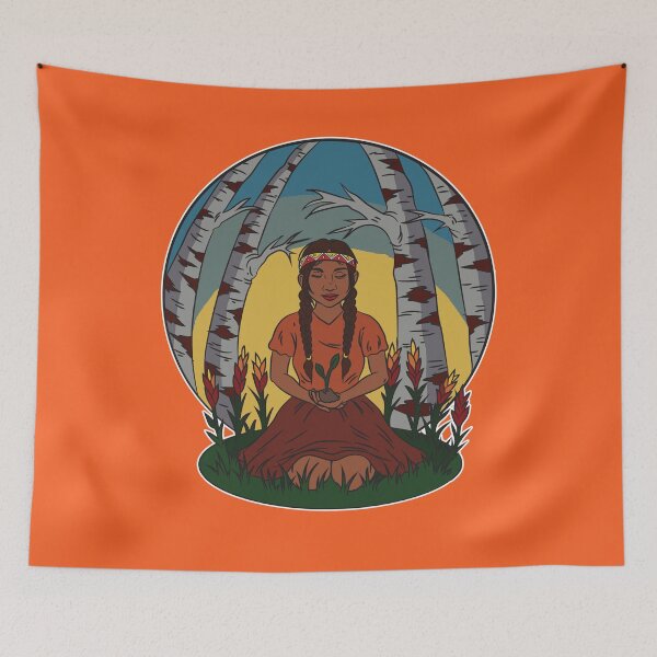 Item preview, Indigenous Canadian Indian Woman Sprout of Hope designed and sold by Moonpie90.