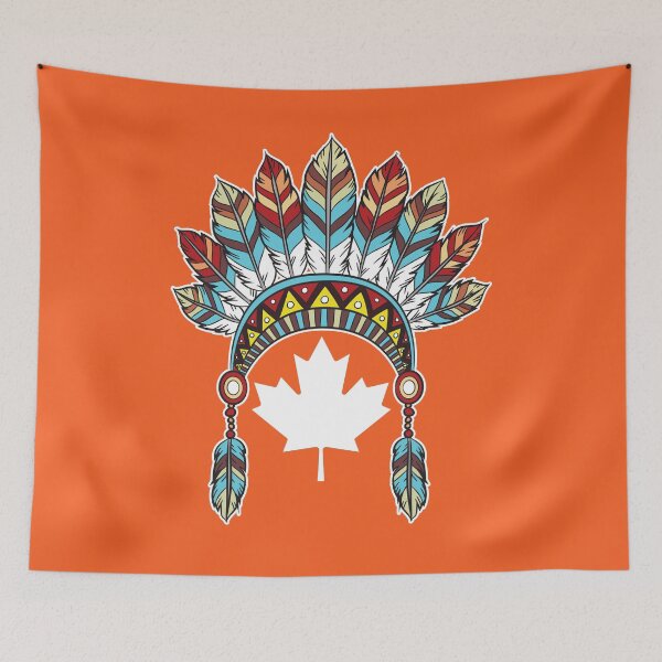 Item preview, Indigenous Chief Tain Canada Orange Shirt Day designed and sold by Moonpie90.
