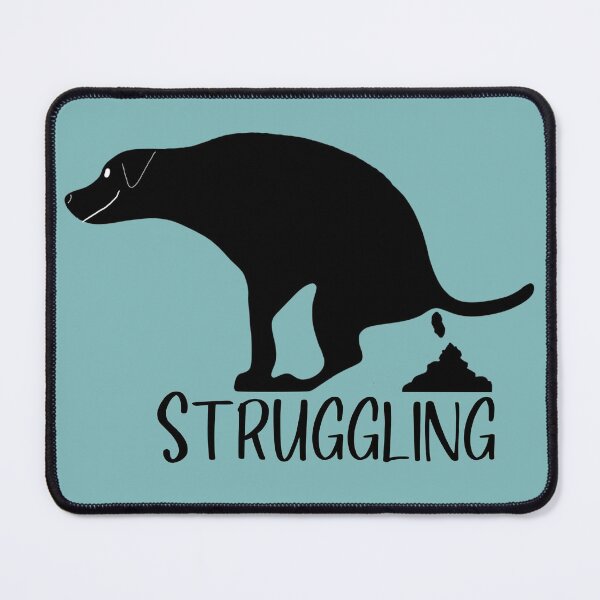 Item preview, Struggle Pooping Dog designed and sold by Willyboy16.