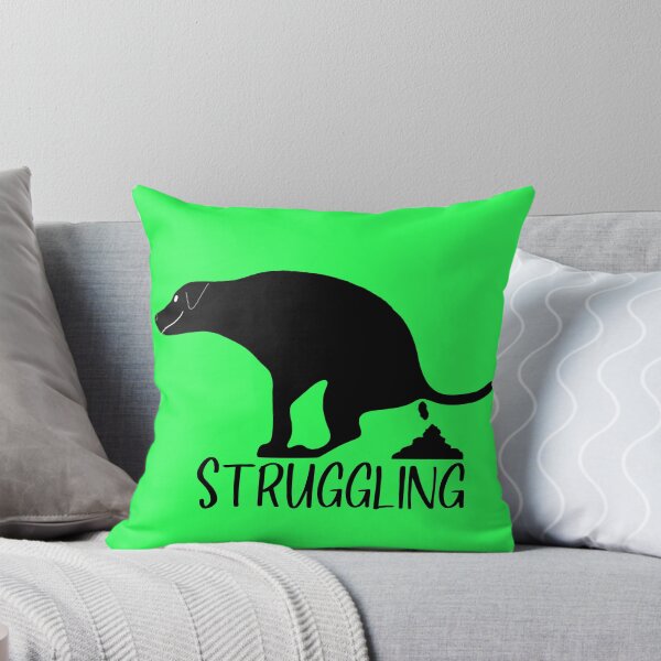 Item preview, Struggle Pooping Dog  designed and sold by Willyboy16.
