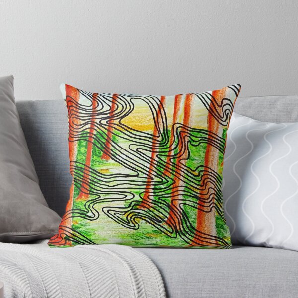 Item preview, Trees and Lines Sunset designed and sold by Kazyii.