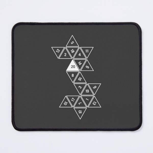 Item preview, Unrolled D20 designed and sold by clarkstpress.
