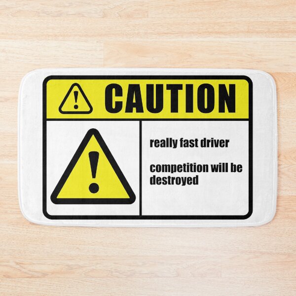 Item preview, Caution Really Fast Driver designed and sold by designbykev.