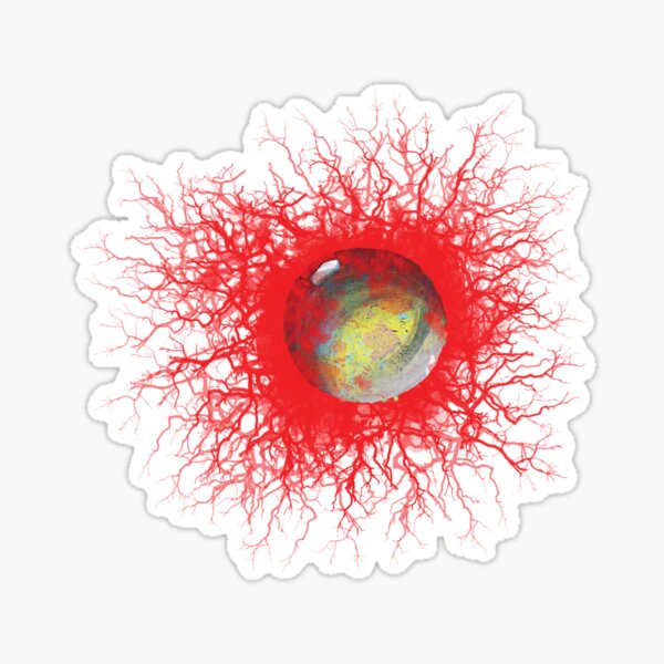 Virus Floating Spheres Sticker
