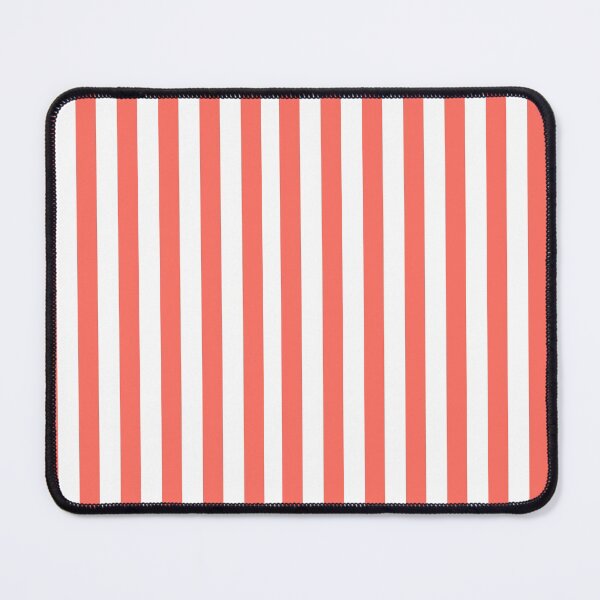 Item preview, PANTONE COLOR OF THE YEAR 2019 LIVING CORAL MEDIUM VERTICAL STRIPES designed and sold by ozcushionstoo.